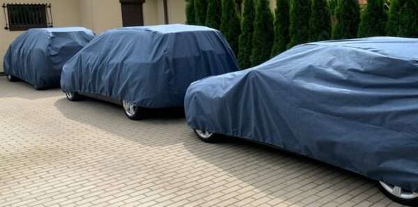 PREMIUM Hatchback pokrowiec plandeka ochronna na cały samochód - obrazek 5