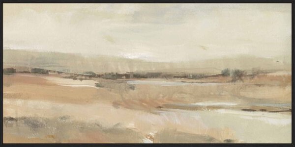 Earth Tone Landscape I - Canvas Gallery Black