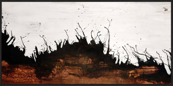 Give or Take II - Canvas Gallery Black