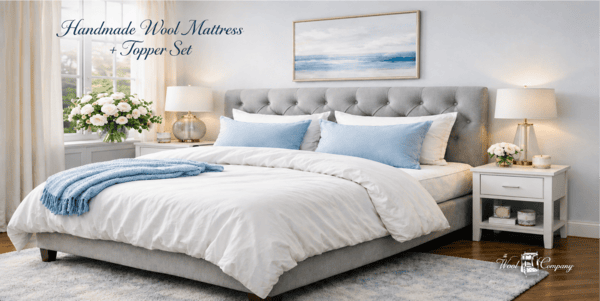 Wool Mattress + Topper Combo Premium wool bedding in Wisconsin