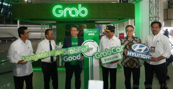Grab electric vehicle in Indonesia
