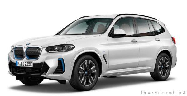 BMW iX3 front mineral white