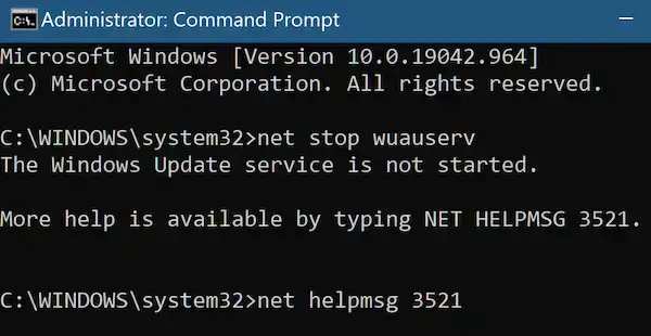 NET-HELPMSG-3521
