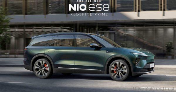 NIO ES8 hero shot