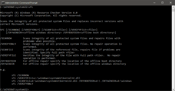 System File Checker
