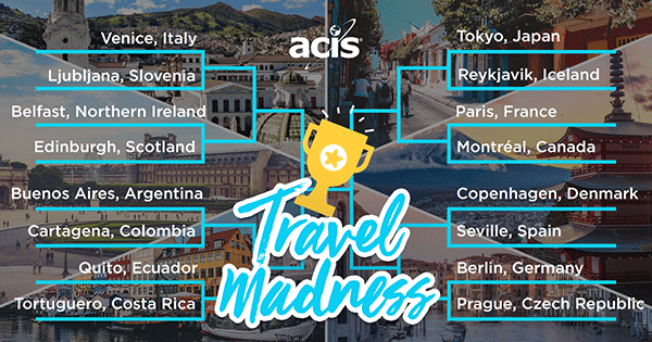 ACIS Travel Madness Bracket