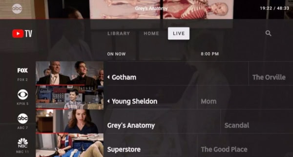 Record Broadcast YouTube TV