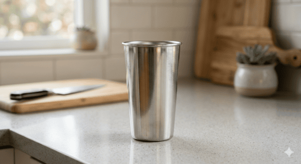 stainless steel glass
