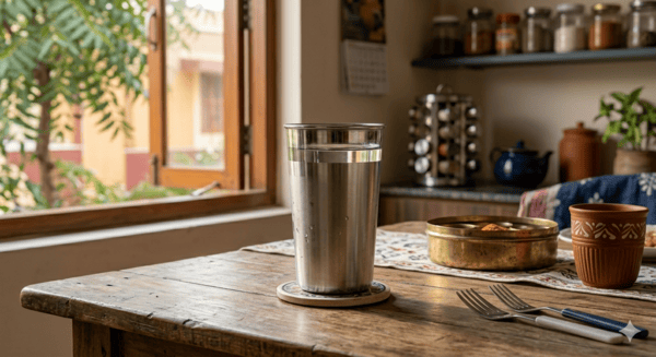 stainless steel glass