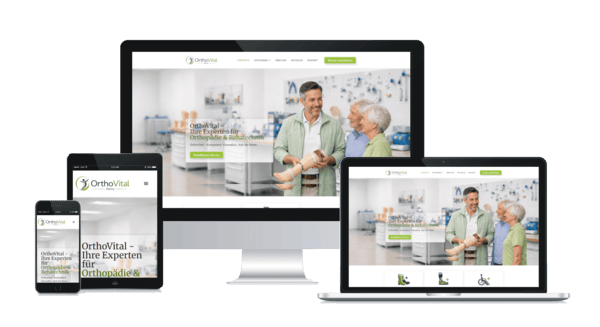 Fertige WordPress-Website für Orthopädie & Sanitätshaus