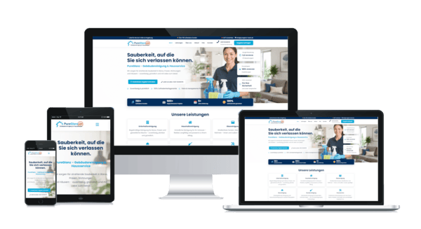 Fertige WordPress-Website für Gebäudereinigung & Hausservice