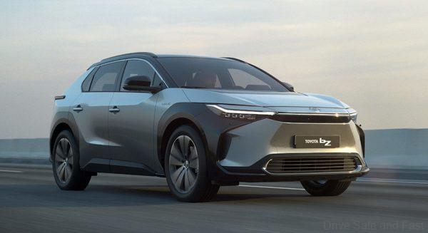 Toyota bZ4X battery electric vehicle
