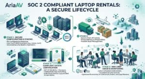 SOC 2 Compliant Laptop Rentals Graphics