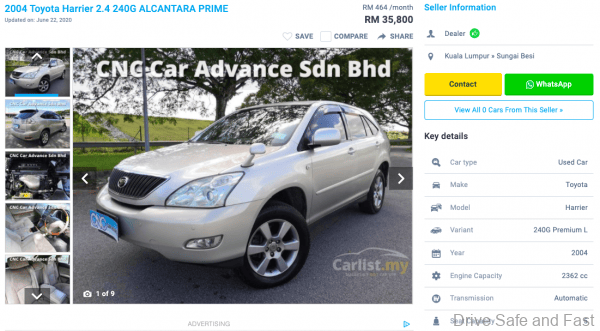 2004 Toyota Harrier_used for sale