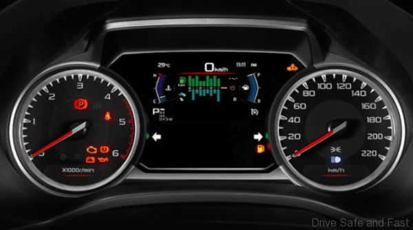 Isuzu D-MAX 2020_instrument cluster