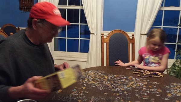 family puzzle time