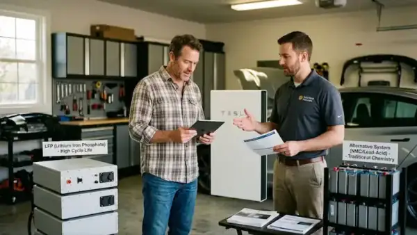 comparing the best solar battery backup options with lithium iron phosphate technology