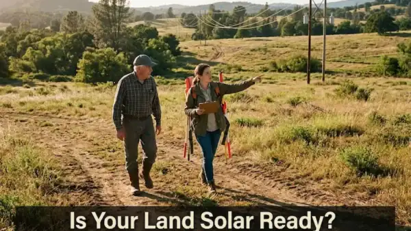 evaluating solar farm passive income potential through commercial land leasing and solar site assessment