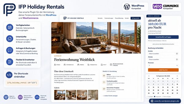 Fertige WordPress-Website für Ferienwohnungen & Unterkunftsvermietung – Bild 4