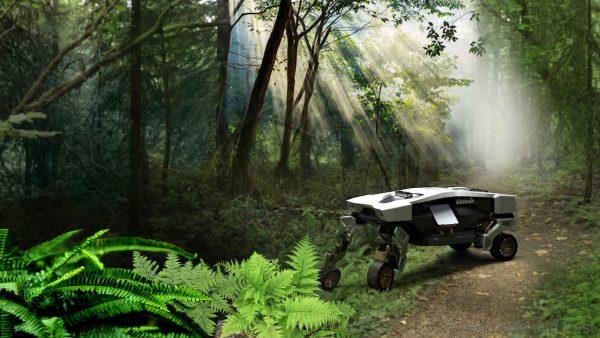 Hyundai TIGER X-1 Robot_moving forward