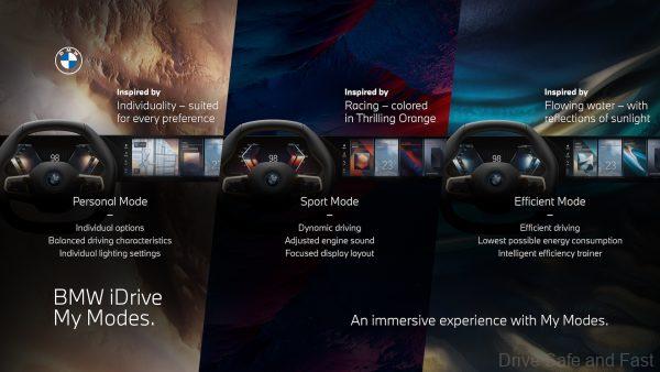 BMW iDrive For 2021_my modes