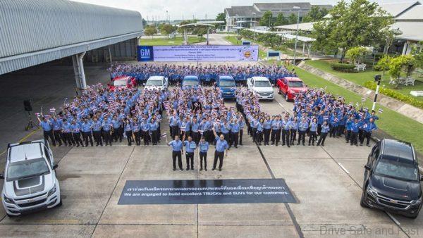 General Motors Colorado at Rayong plant in Thailand