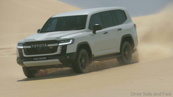2021 Toyota Land Cruiser 300 Series J300 in desert