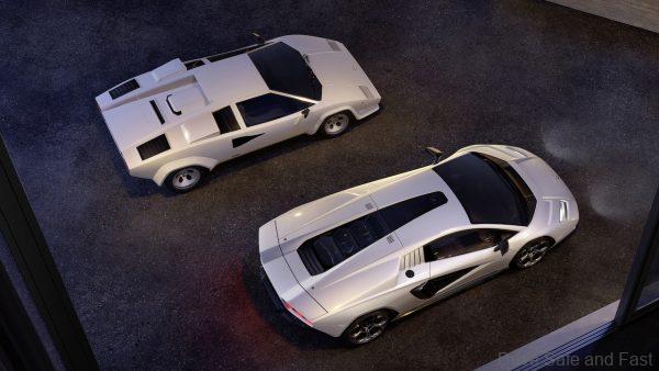 2021 Lamborghini Countach LPI 800-4 vs original