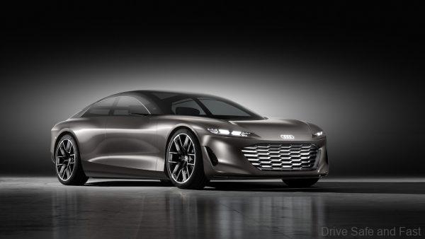 front studio shot Audi grandsphere concept