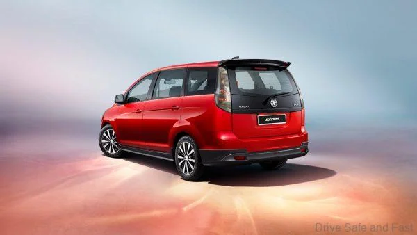 Proton Exora rear end
