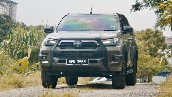 front end of the Toyota Hilux Rogue in Malaysia