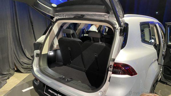 Proton X90 rear boot open