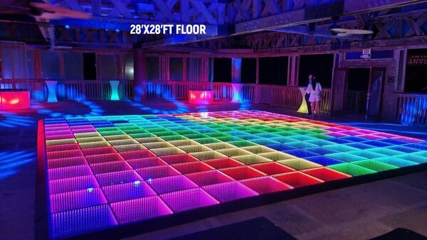 Led Dance Floor Rental rental for events in Los Angeles, Orange County, and nationwide