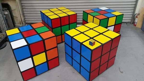 Giant Rube Cube rental for events in Los Angeles, Orange County, and nationwide