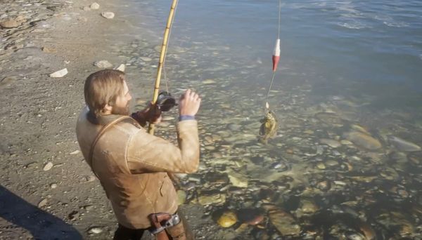 【レッドデッドリデンプション2 攻略】「釣り」ってどうやったらできるの？釣り竿の入手方法は…【RDR2】