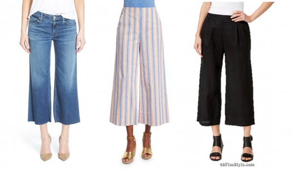 Wide leg pants length Clearance