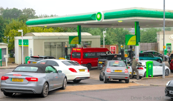 UK Fuel Crisis At BP Stations