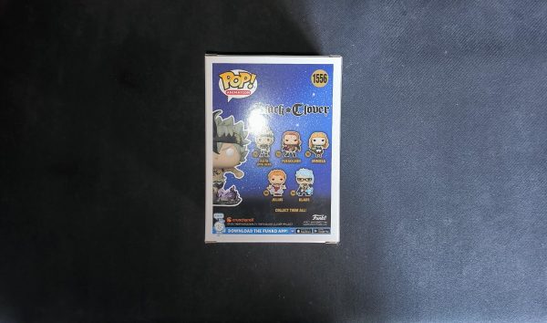 Figurine Funko Pop / Black Asta N°1556 / Black Clover / Spécial édition Glows In The Dark