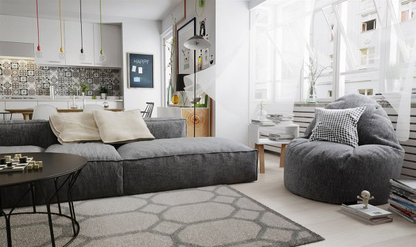 grayscale-nordic-living-room-600x357-1 grayscale-nordic-living-room-600x357-1 nordic interior design 10 Apartments That Show Off The Beauty Of Nordic Interior Design grayscale nordic living room 600x357 1