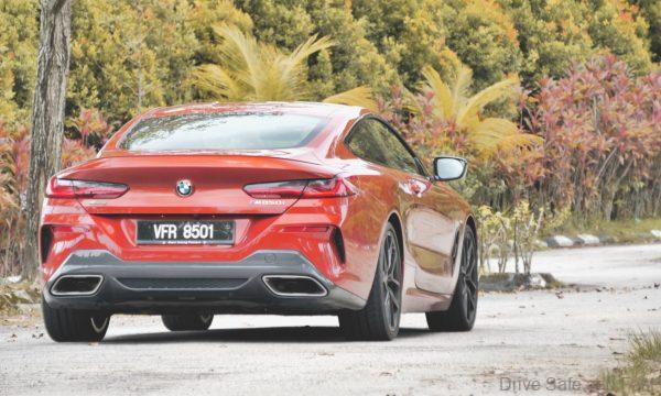 rear quarter of a 2019 BMW M850i xDrive in Malaysia