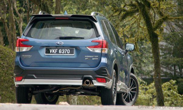 Subaru Forester from the rear