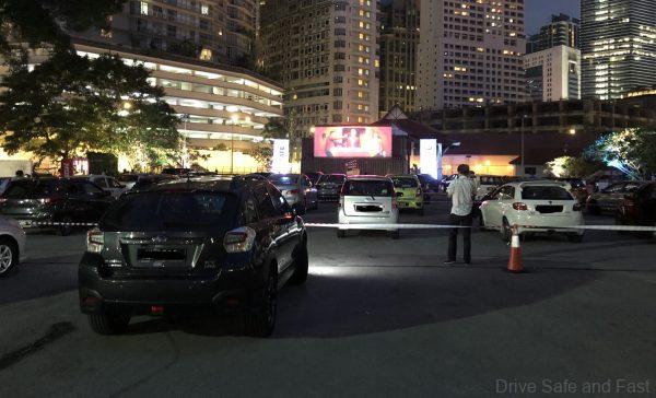 M-Junction Drive-In Cinema_car park