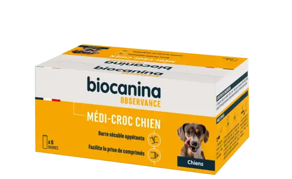 Biocanina Médi-Croc 6 barres 25 g Chien