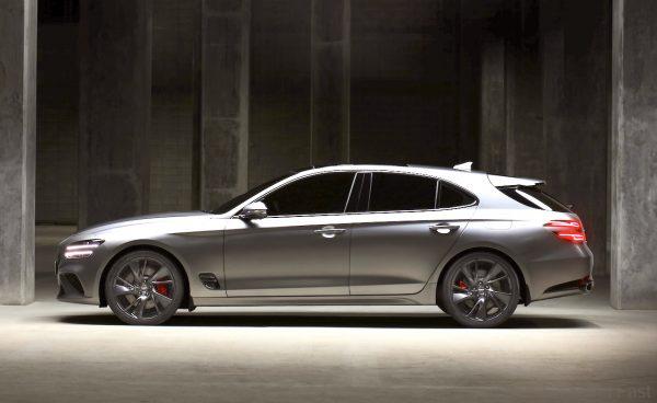 Genesis G70 Shooting Brake_side view