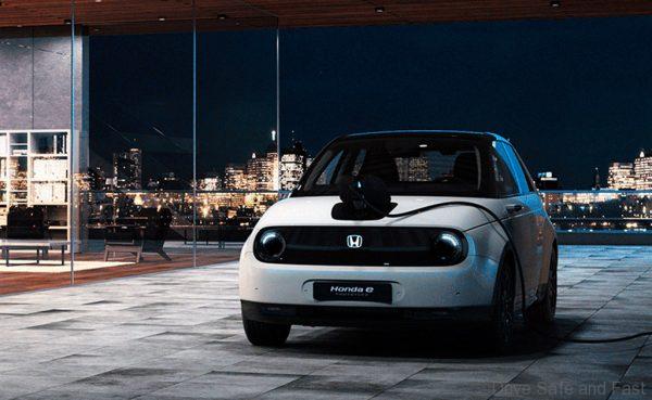 Honda-e charging