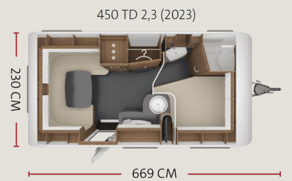Caravane Tabbert Rossini 450 TD 2.3 Finest Edition – Image 13