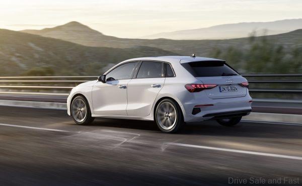 Audi A3 Sportback 30 g-tron rear view