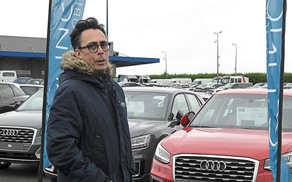 Christophe Glinche dans le parc s'exprime sur l'extension du parc prévu