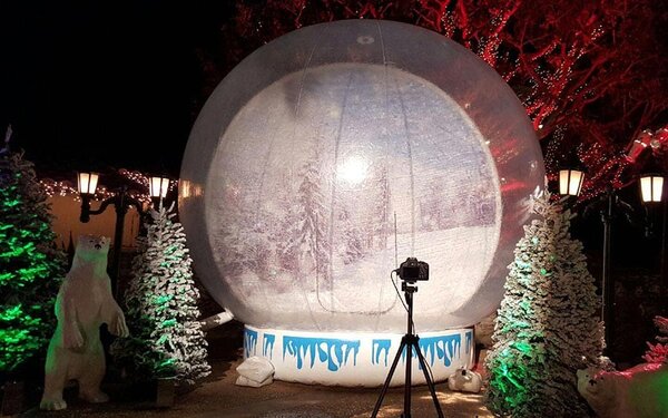 Giant Snow Globe Rental rental for events in Los Angeles, Orange County, and nationwide