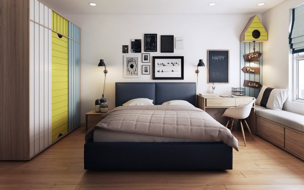 bird-themed-bedroom-600x375-1 bird-themed-bedroom-600x375-1 nordic interior design 10 Apartments That Show Off The Beauty Of Nordic Interior Design bird themed bedroom 600x375 1